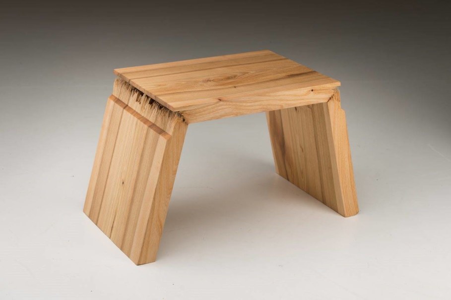 Broken Wood Furniture by Jalmari Laihinen - stool