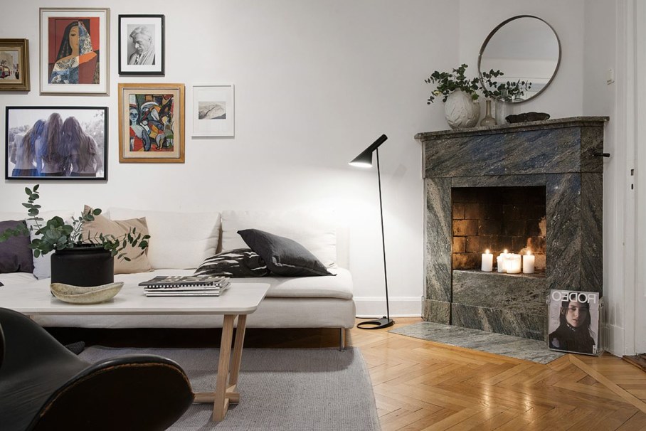 Goteborg's Apartment - A place to relax with a fireplace