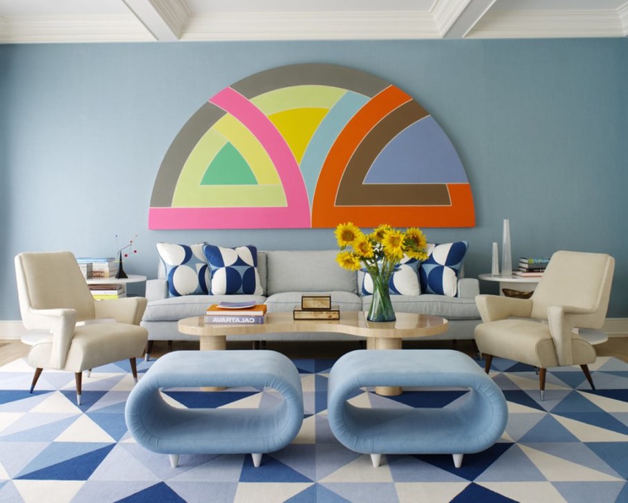 Midcentury living-room design