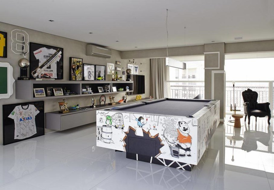 Modern Apartment in Sao Paulo - billiard table