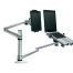 Organize a comfy working place with a swivel laptop stand
