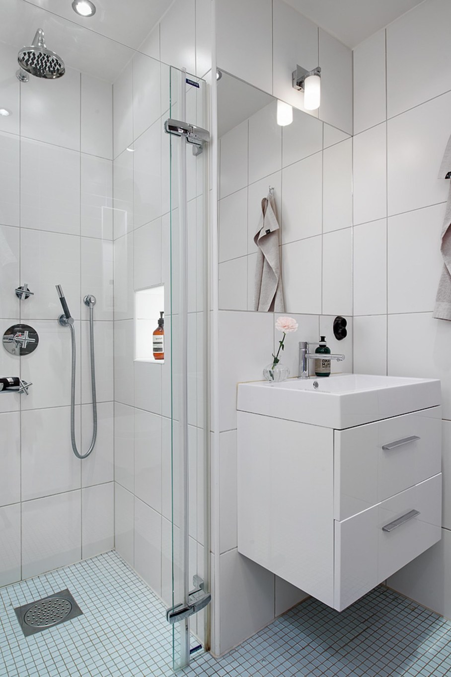 Scandinavian style interior design - bathroom