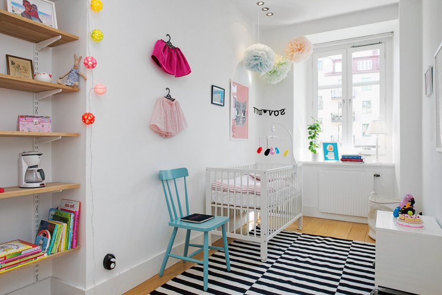 Scandinavian style interior design - children room