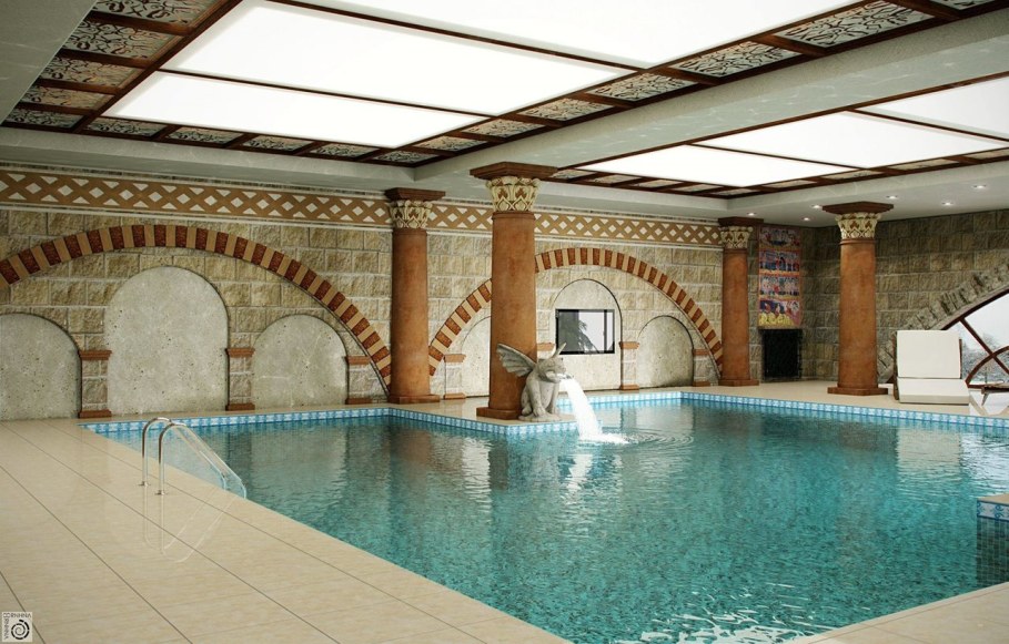 The Romanesque Style - Swimming pool