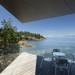 Modern House on the Ocean`s shore in Canada