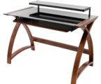 Wood and glass desk – a classic and weightless solution for your study