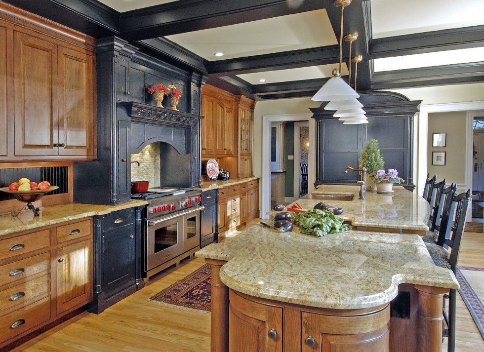 apartments-design-kitchen-island-marble-light-and-dark-wood