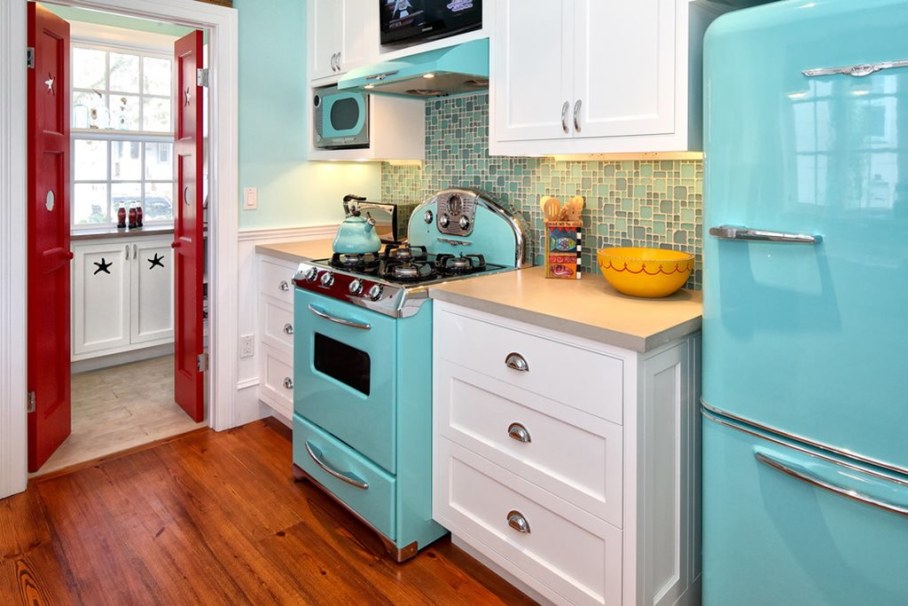 kitchen in a retro style