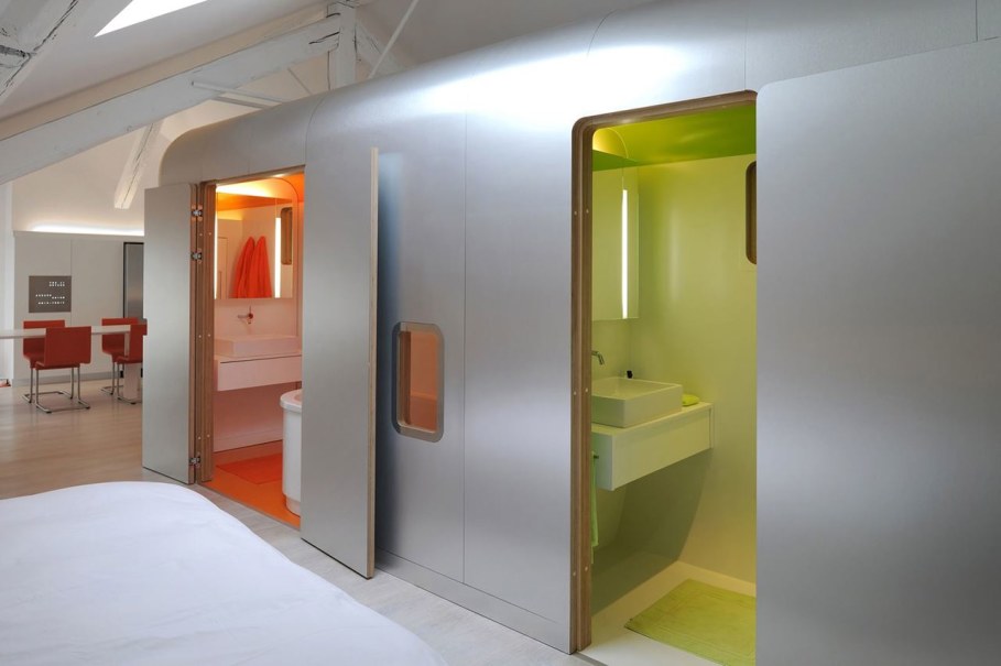 Creative Apartment Design from Dethier Architectures - Bathrooms