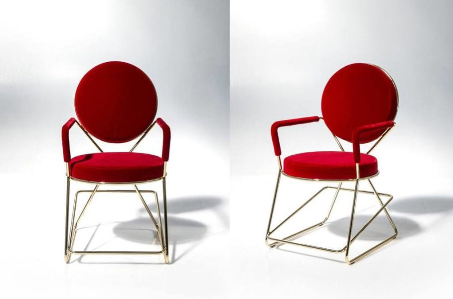 Double-Zero stool - Red
