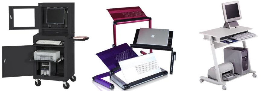 Portable computer stands