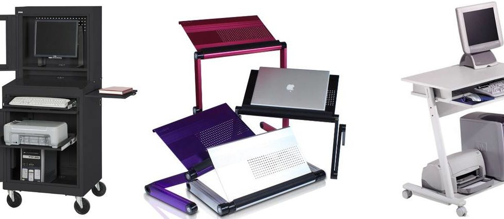 Who can use portable computer stands