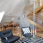 Scandinavian interior style of a charming apartment