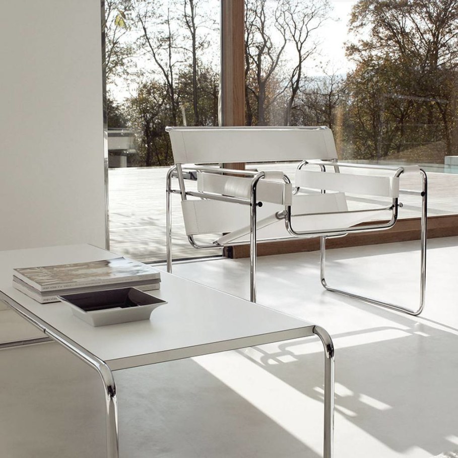 Wassily Chair - White leather 2
