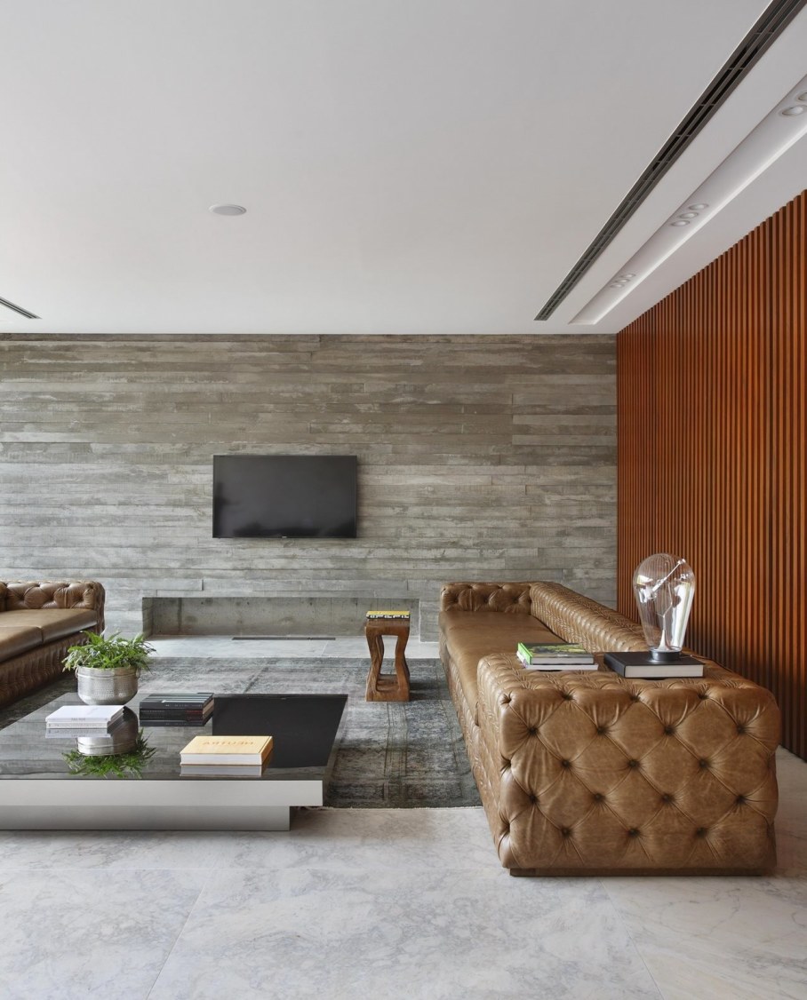 AN House From Studio Guilherme Torres - Living room