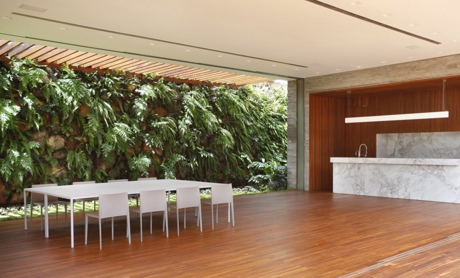 AN House From Studio Guilherme Torres - Outdoor Kitchen