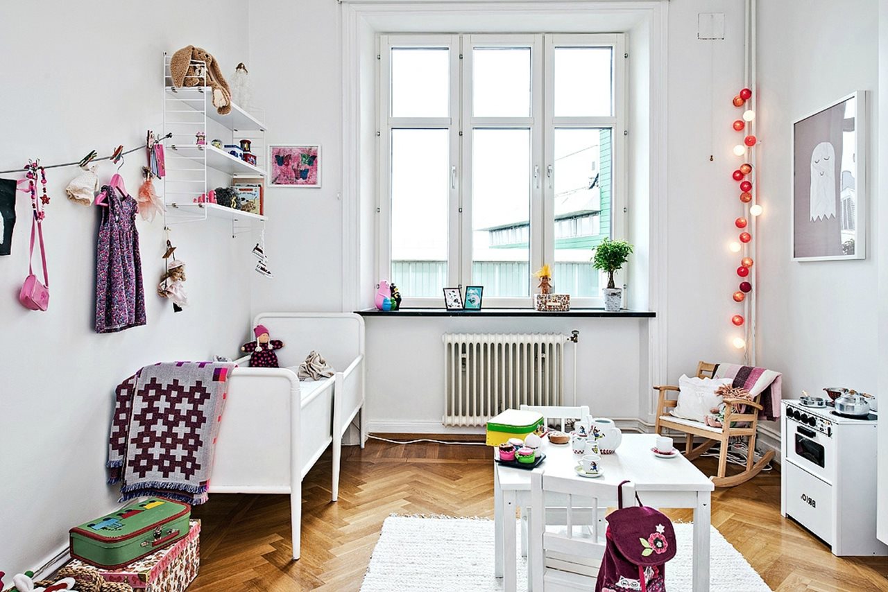 Scandinavian-Styled Children’s Room