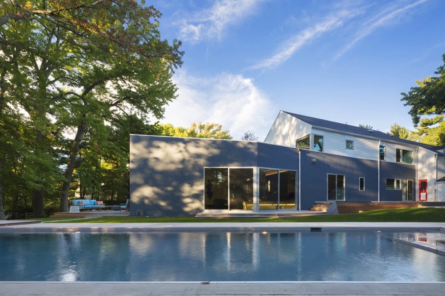 Colonial house from Fougeron Architecture studio - Swimming pool