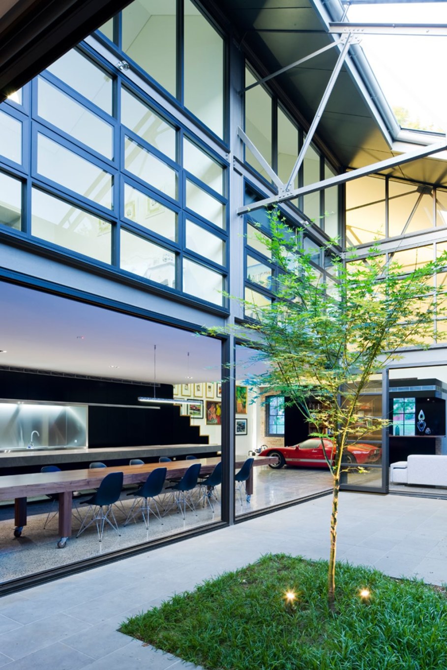Grand loft house in Australia by Corben Architects studio - Interior