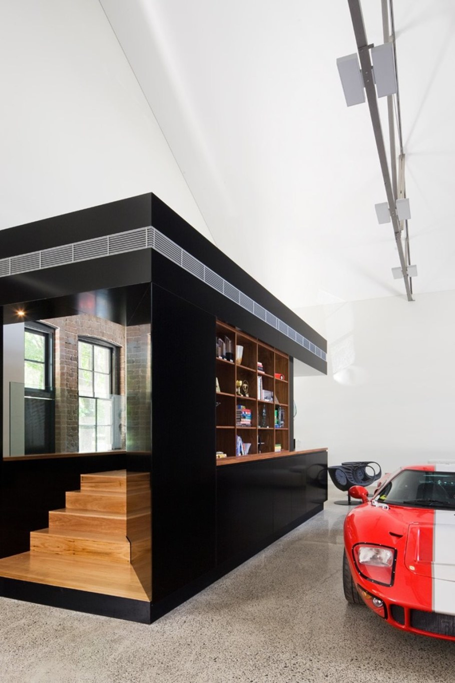 Grand loft house in Australia by Corben Architects studio - Living room 4