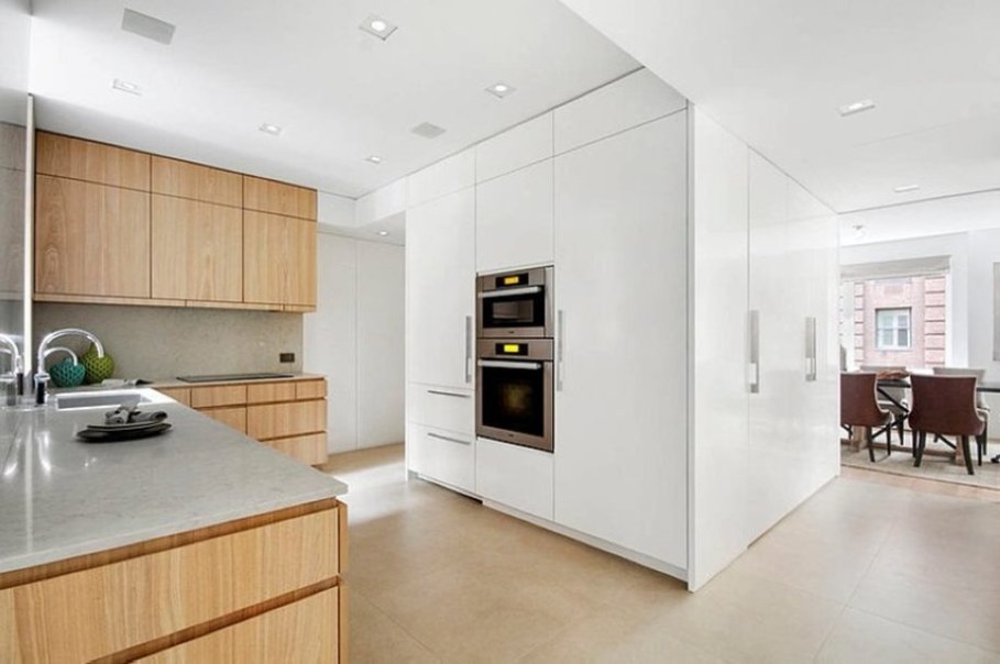 Modern duplex apartment in New York - kitchen design