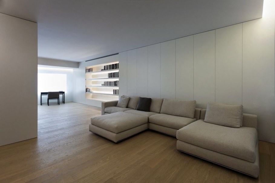 The house in the style of minimalism in Valencia - Living room