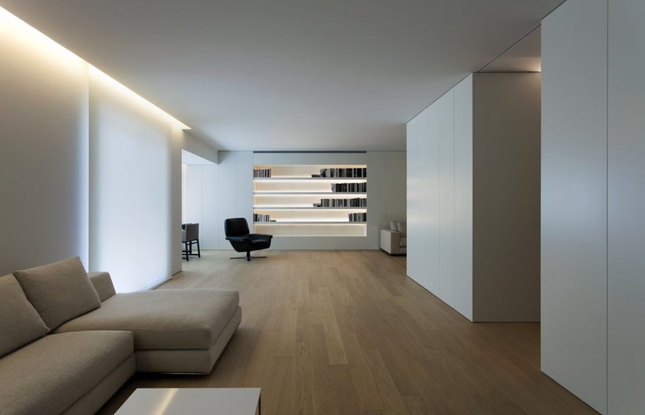 The house in the style of minimalism in Valencia - Living room design ideas