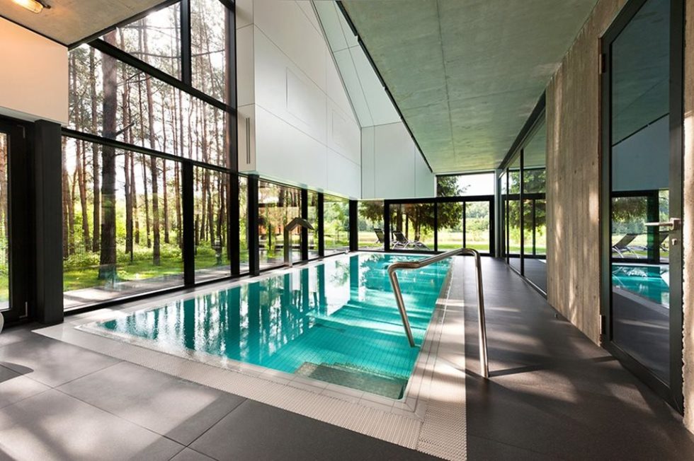 Country house of a family man - indoor swimming pool