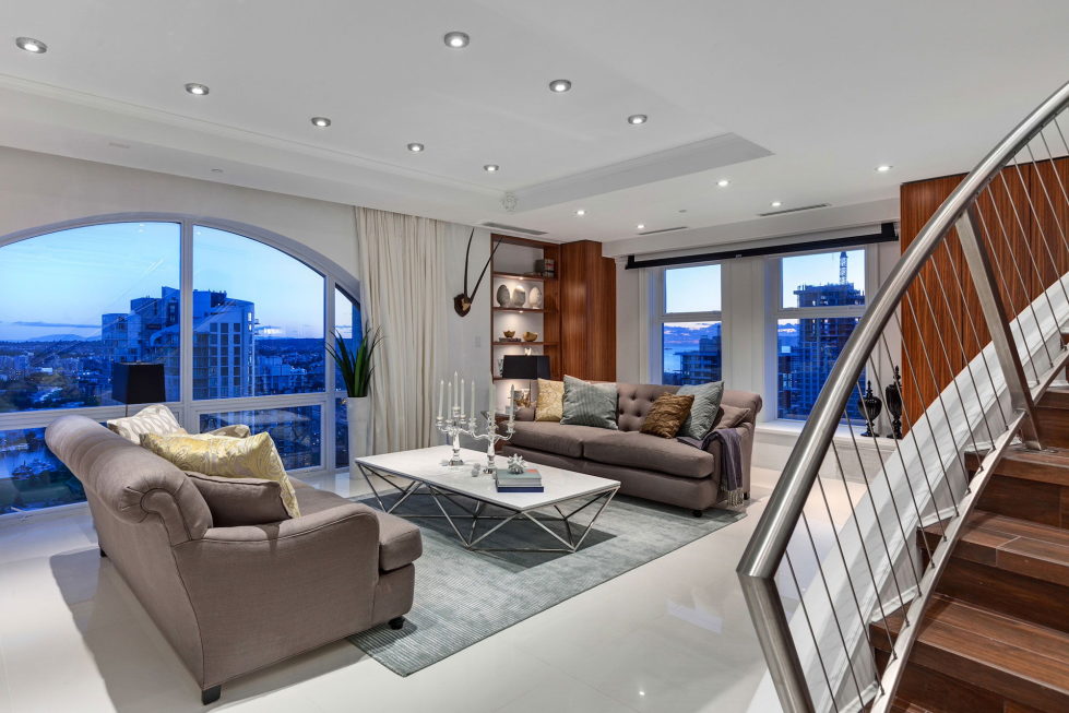 The luxury penthouse Elysium in Grace Tower, Vancouver, Canada 3