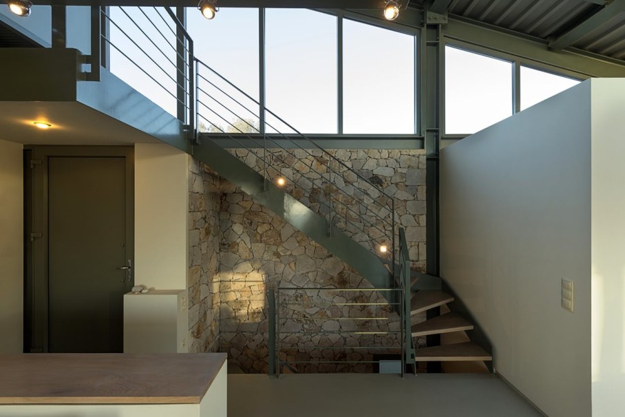 Two villas on the Aegean coast - Staircase design ideas