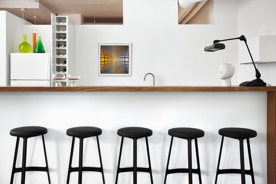 Modern Apartment In Loft Style From Stephane Chamard - Kitchen design ideas