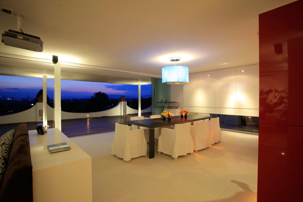 Penthouse with Glass Floor Bathroom, Guadalajara, Mexico - Dining place