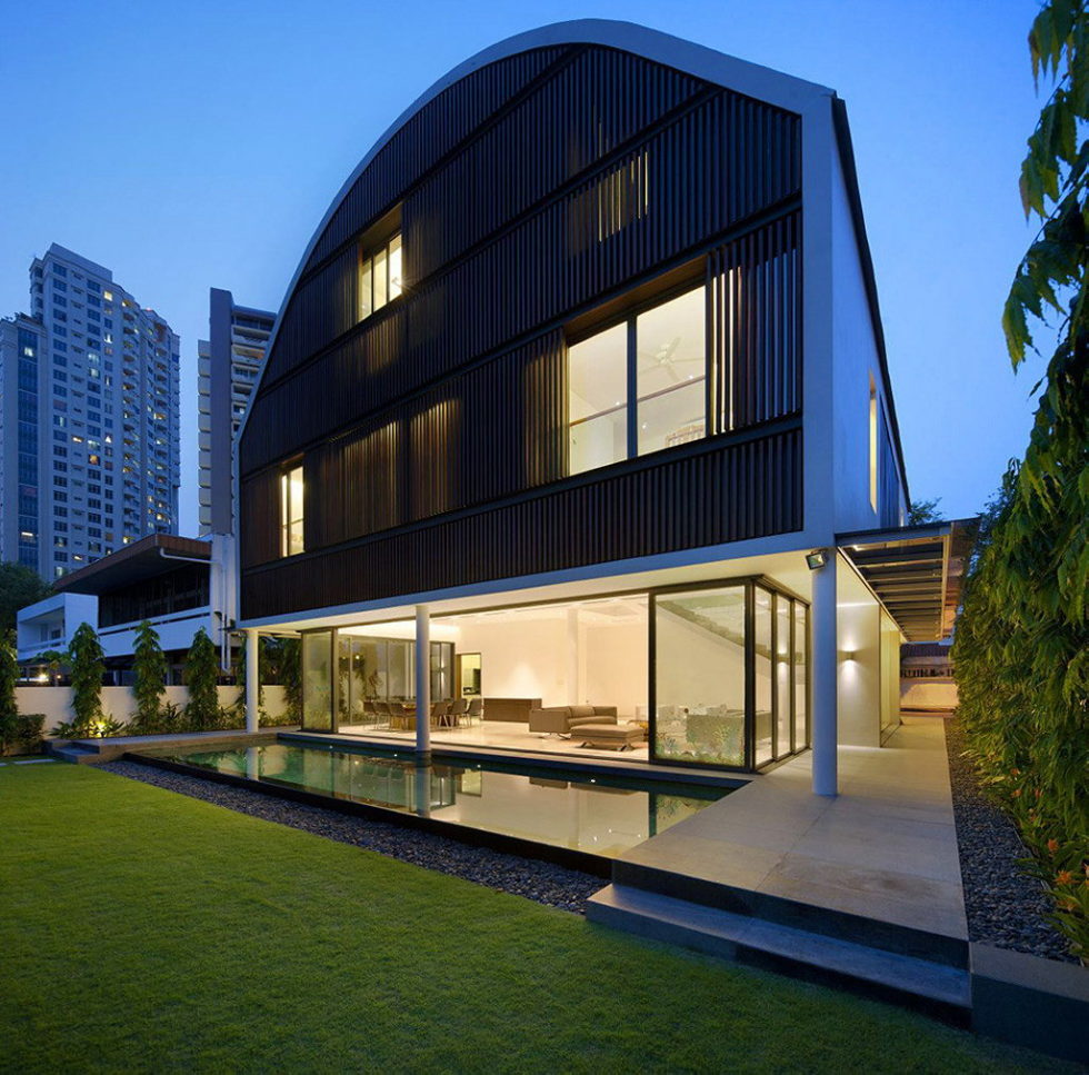 Wind Vault House From Wallflower Architecture Studio, Singapore 28