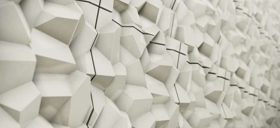 3D Tiles From Kaza Concrete – Penta by Cristina Vezzini