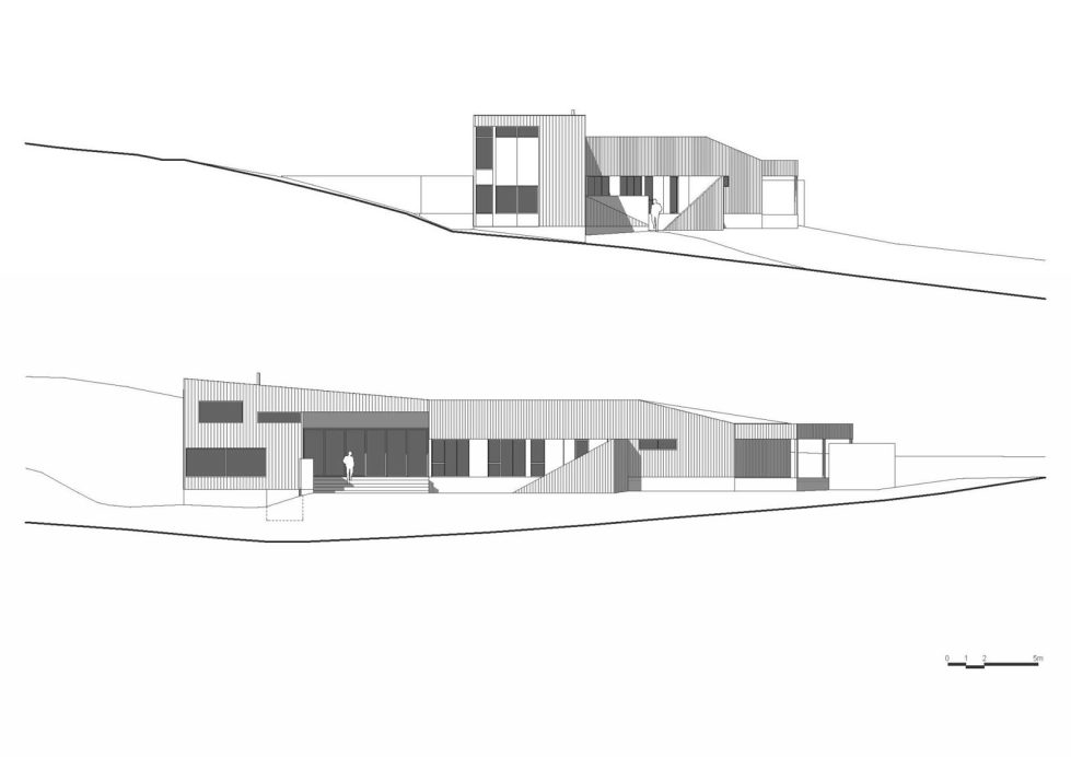 Modern Family Valley House In Australia From Philip M Dingemanse - Elevation 2