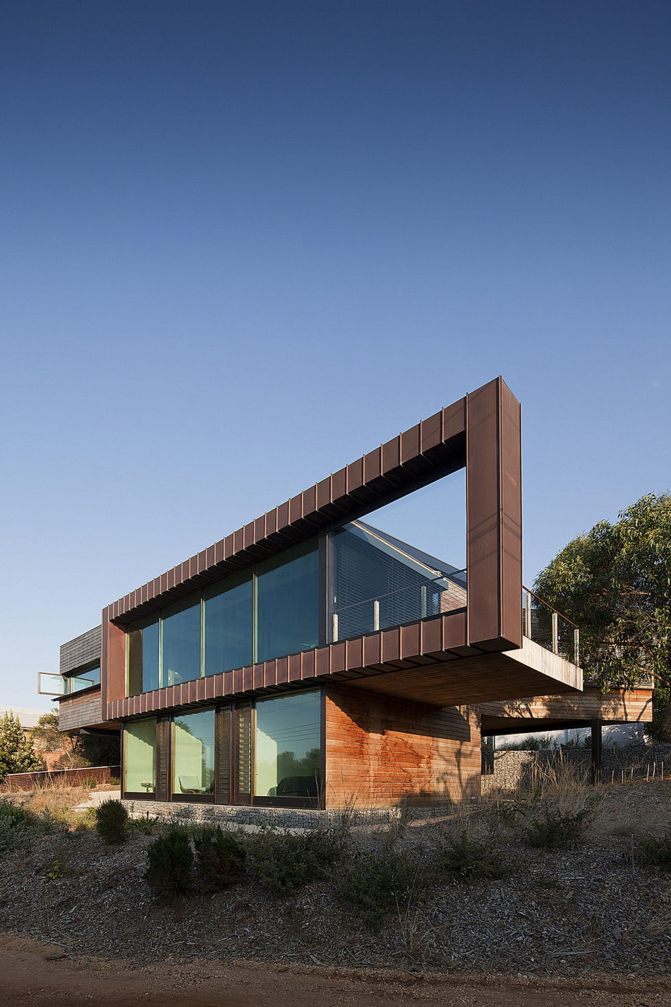 The country house Dame of Melba for resting at the ocean shore from Seeley Architects 5