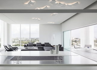 The penthouse from the Pitsou Kedem studio in Tel Aviv, Israel