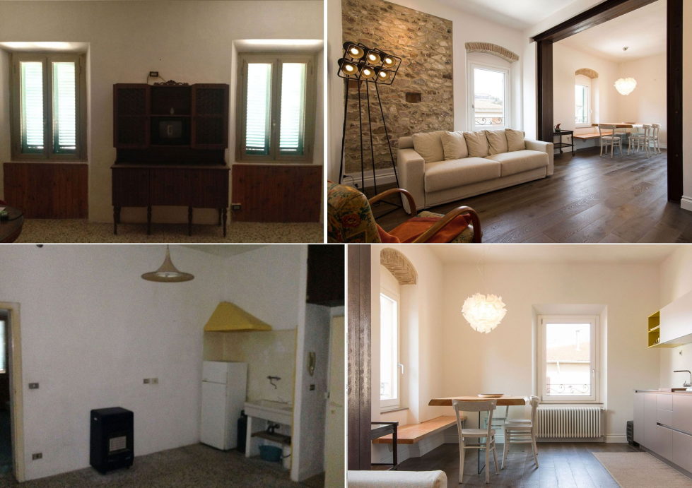 Apartment With Elegant Interior From Carlo Pecorini Studio Before and After 2