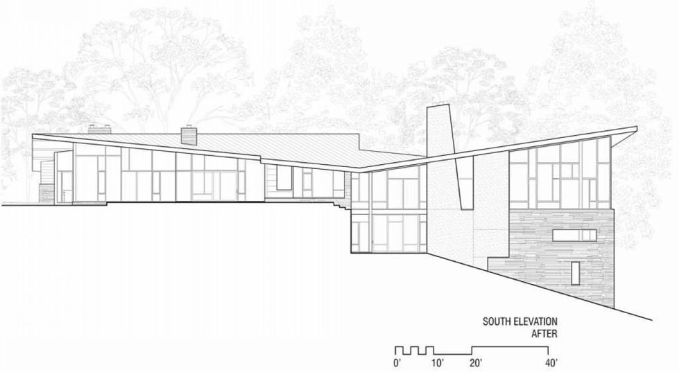 Difficult Run Family House Reconstruction in Virginia Upon The Project Of Robert M. Gurney Architect - Plan 11
