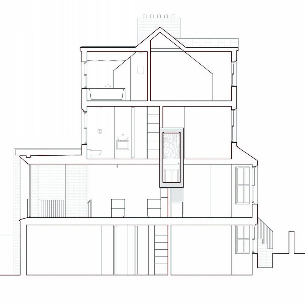 Joining of two residences together in the Victorian style in Oxford - Plan 6