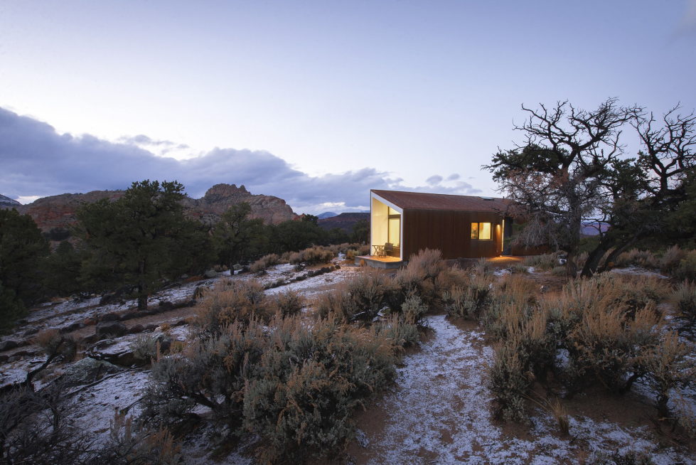 Original Project Of The House In Capitol Reef National Park From Imbue Design Bureau 14