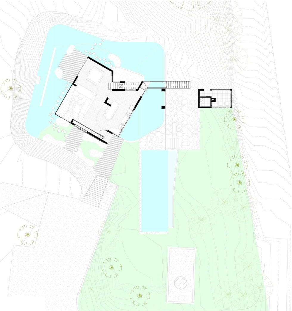 Private Country House Casa El Maqui At The Root Of Mountain In Chile From GITC Arquitectura Studio - Plan 1