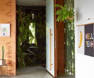 The glass house Planchonella in the tropical forest from Jesse Bennett Architect
