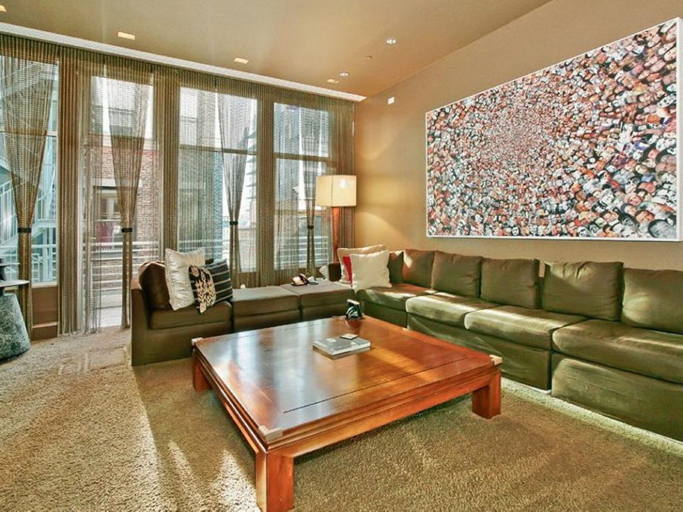 Apartment New York Lenny Kravitz design living room