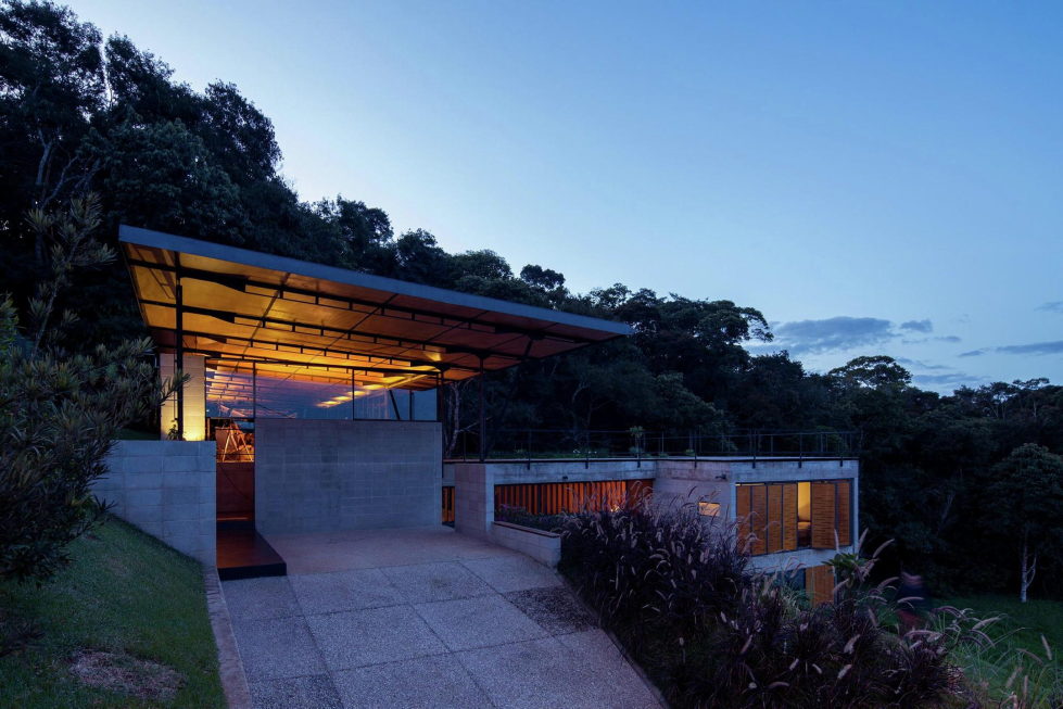 Casa Santo Antonio Manor In The Wood Reserve In Brazil From H+F Arquitetos 23