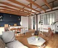 Modern Apartment Instead Of Attic Premises In Paris From Atelier DCCP Architectes