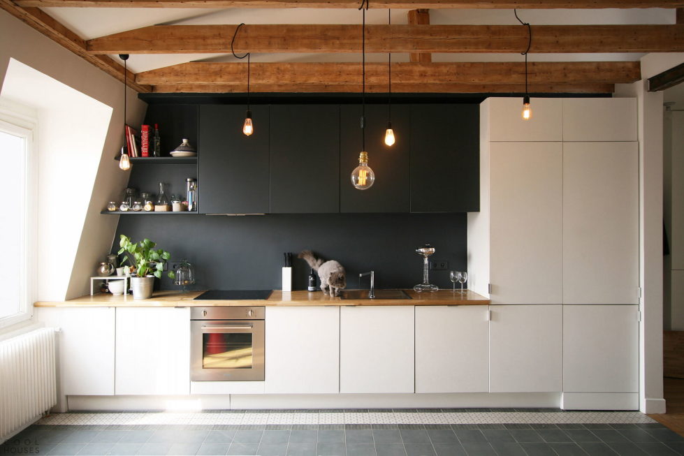 Modern Apartment Instead Of Attic Premises In Paris From Atelier DCCP Architectes 26
