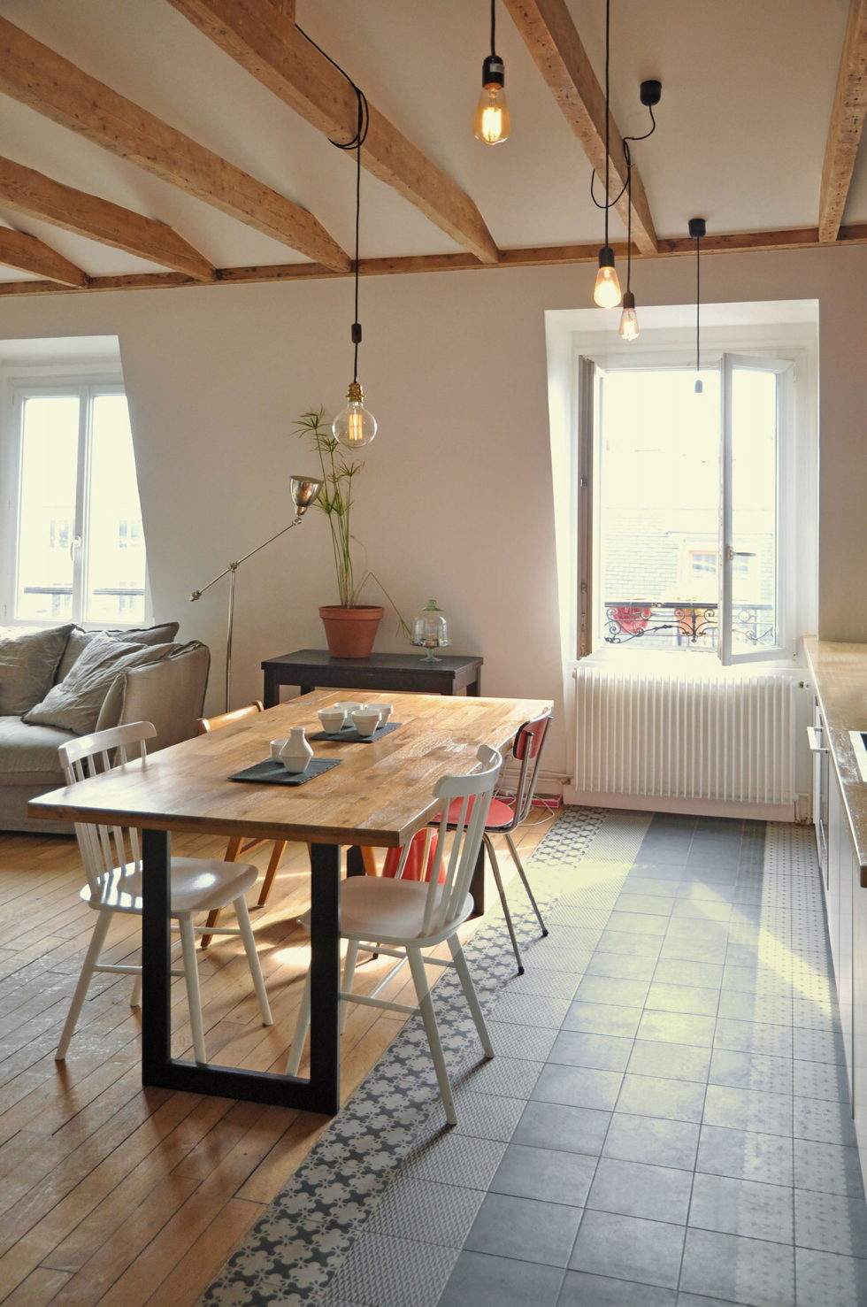 Modern Apartment Instead Of Attic Premises In Paris From Atelier DCCP Architectes 8
