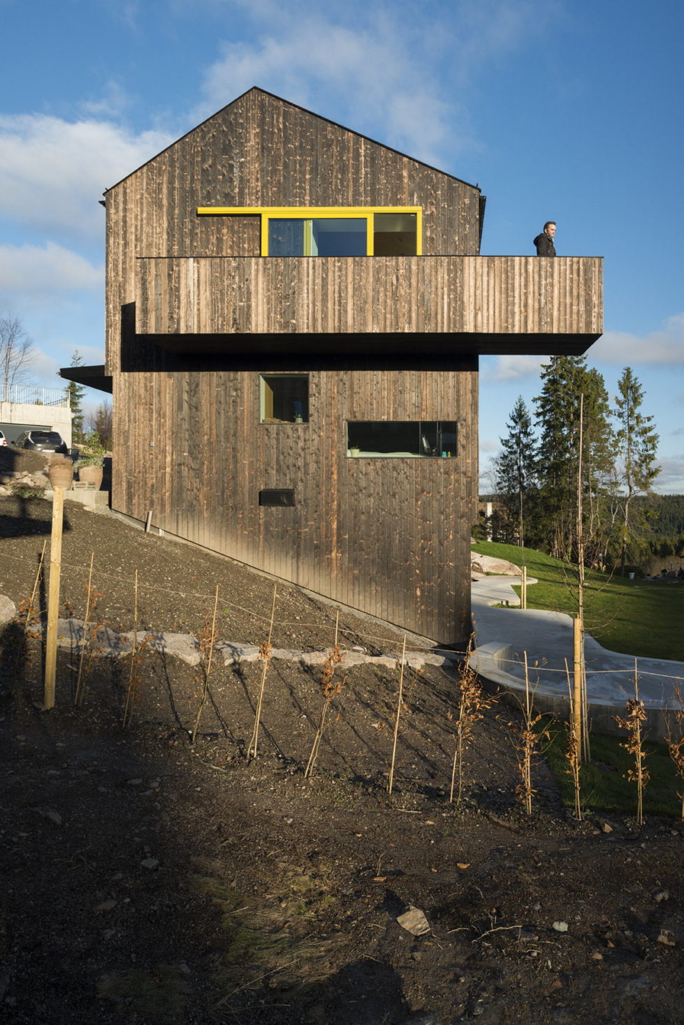 The house Linnebo overlooking Oslo by the project of Schjelderup Trondahl Arkitekter studio 19