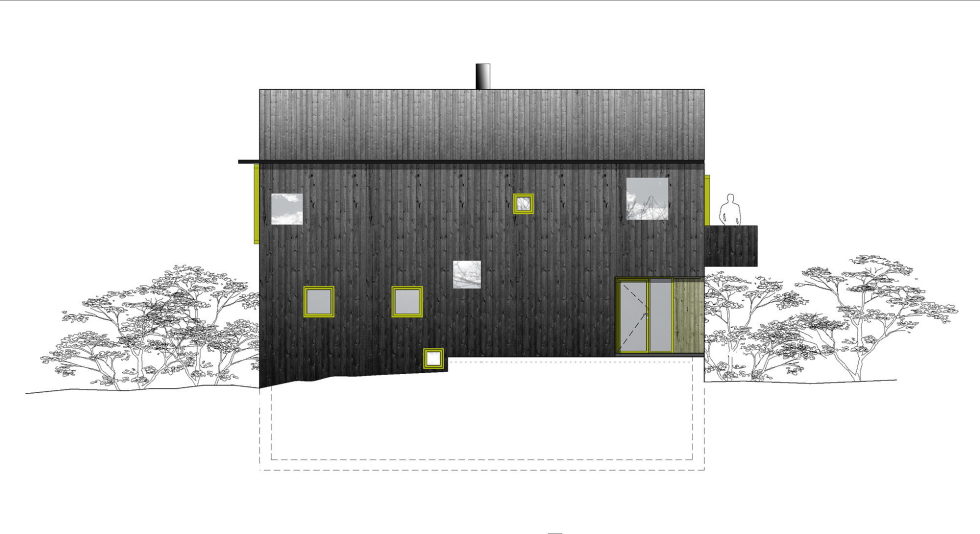 The house Linnebo overlooking Oslo by the project of Schjelderup Trondahl Arkitekter studio - Plan 1